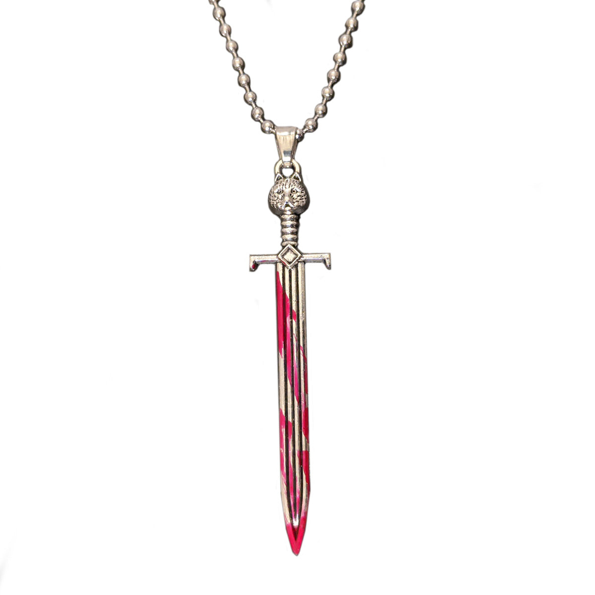 Bloody Gangster Blade Stainless Steel Pendant Necklace European