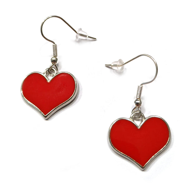 Red Hearts Earrings