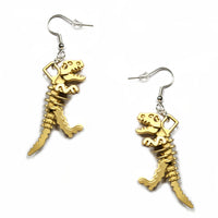 Dinosaur Puzzle Bones Earrings