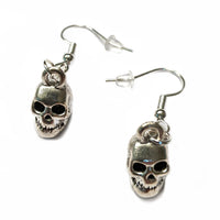 Silver Skulls Earrings