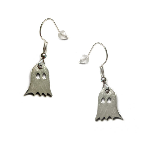 Mini Ghosts in Stainless Steel Earrings