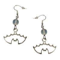 Outline of Bats with Opalite Earrings