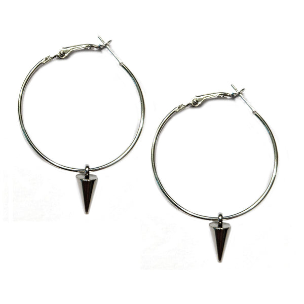 Mini Spikes Loop Earrings