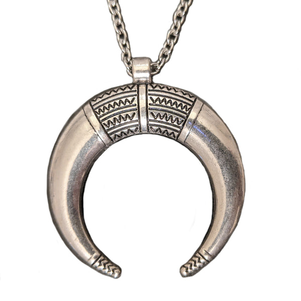 Upside Down Crescent Moon Necklace