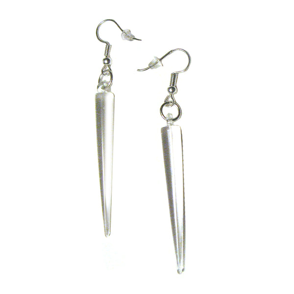 Clear Spikes Earrings