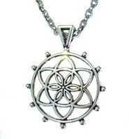 Flower of Life Sacred Geometry Necklace