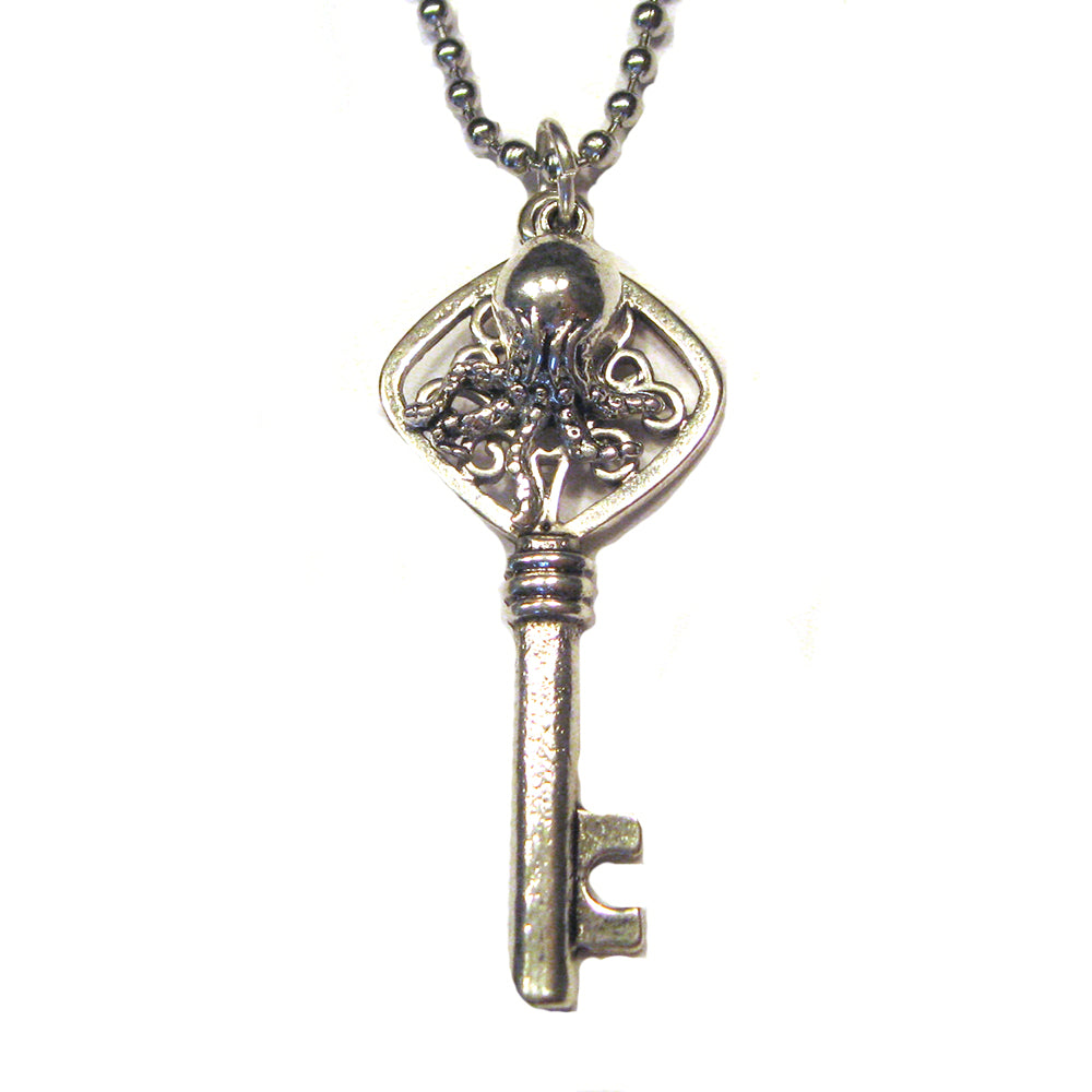 Octopus Skeleton Key Necklace – VanillaTron
