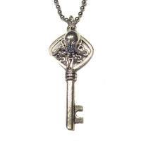 Octopus Skeleton Key Necklace