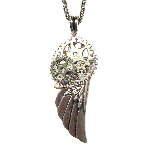 Mechanical Angel Wing Necklace