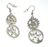 Steampunk Gears Earrings