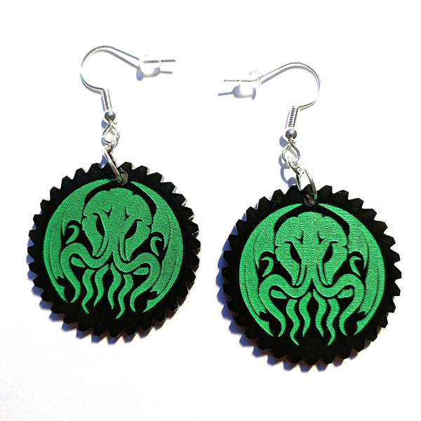 HP Lovercraft Cthulhu Earrings