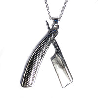 Barber's Razor Blade Necklace