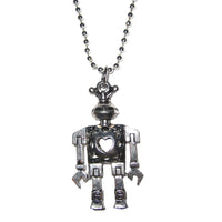 Antique Toy Robot Necklace