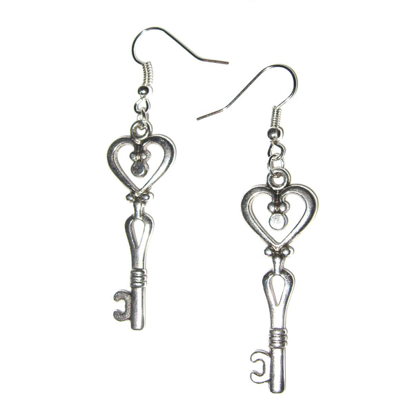 Heart Keys Earrings